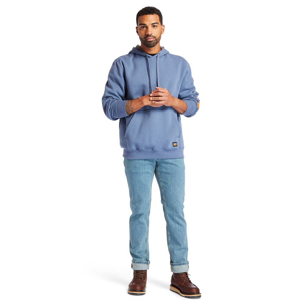 Timberland Mens Sweatshirts PRO® Hood Honcho Pullover Hoodie - Blue - India SG0793524